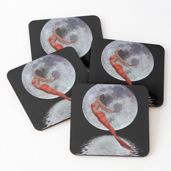 Item preview, Freedom .. mermaid in moonlight designed and sold by LoneAngel.