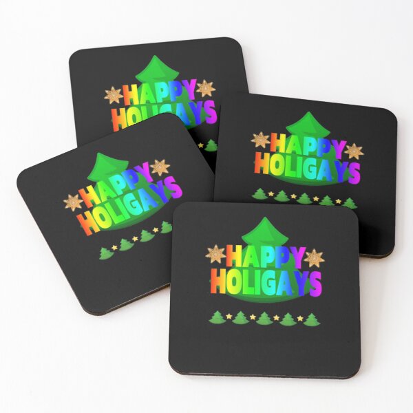 Item preview, Happy Holigays Christmas Tree Lgbt Pride T Shirt designed and sold by JonathanByers5.