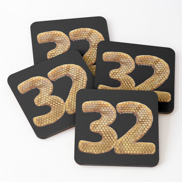Item preview, 32 Number 3d Honey Numbers Font designed and sold by HelloFromAja.