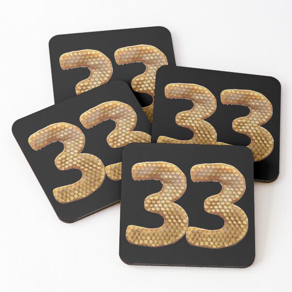 Item preview, 33 Number 3d Honey Numbers Font designed and sold by HelloFromAja.