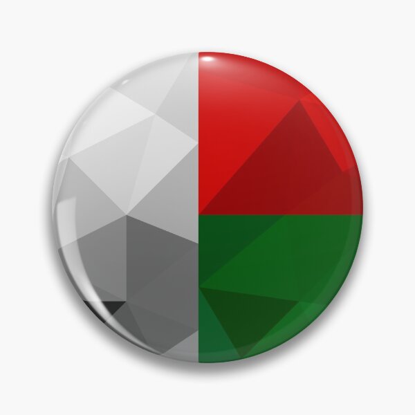 Item preview, Madagascar Flag Geometric Design – Bold African Art designed and sold by OrangePoly.