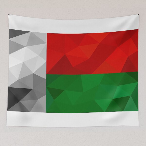 Item preview, Madagascar Flag Geometric Design – Bold African Art designed and sold by OrangePoly.