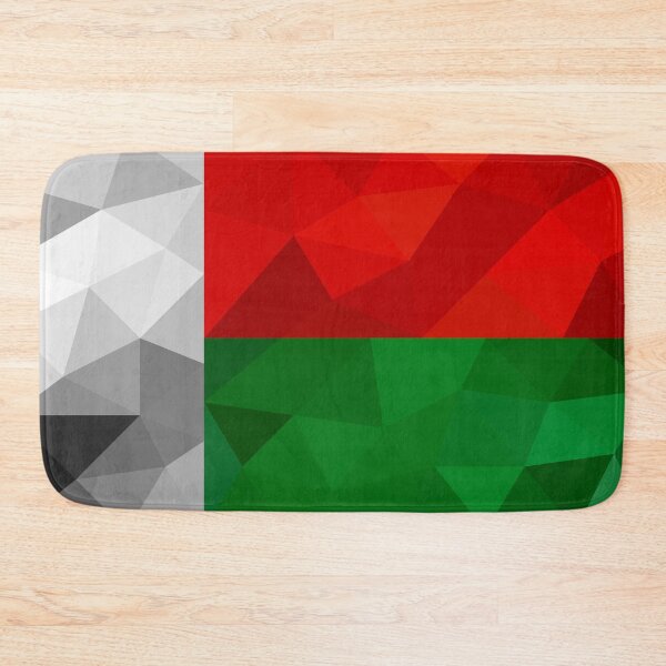Item preview, Madagascar Flag Geometric Design – Bold African Art designed and sold by OrangePoly.
