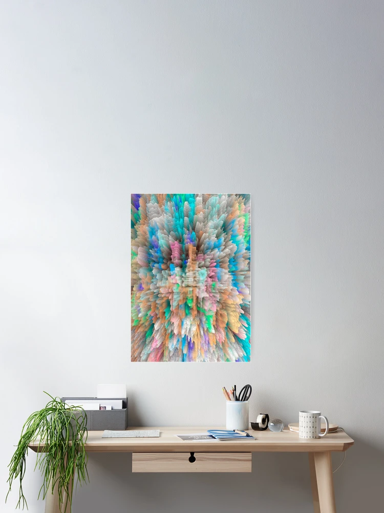 Thumbnail 2 of 3, Poster, Color pattern designed and sold by LoraSi.