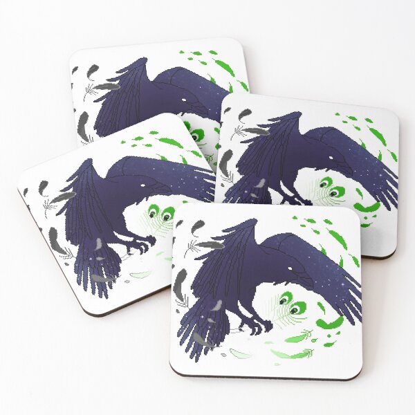 Item preview, Aromantic Pride Galaxy Raven designed and sold by OceanicScribble.
