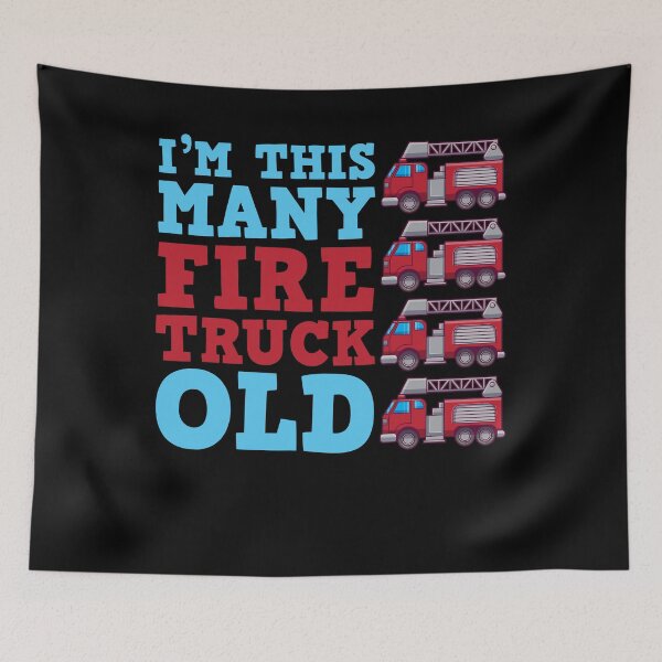 Item preview, 4th Birthday Firetruck designed and sold by 4tomic.