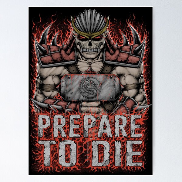 Shao Kahn Art Print for Sale by drawnbyernie