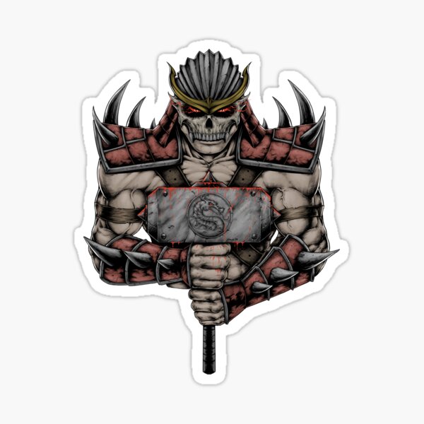 Mortal Kombat - Shao Kahn Model Sprue Sticker for Sale by Reds94