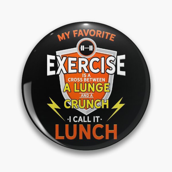 Item preview, My Favorite Exercise Lunch - Funny Sport Gift designed and sold by Sandra78.