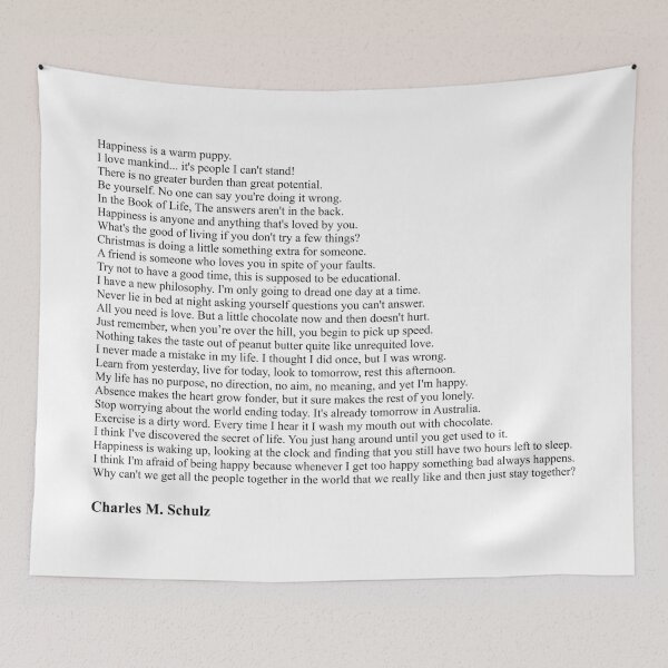 Item preview, Charles M. Schulz Quotes designed and sold by Miguel Queiruga.
