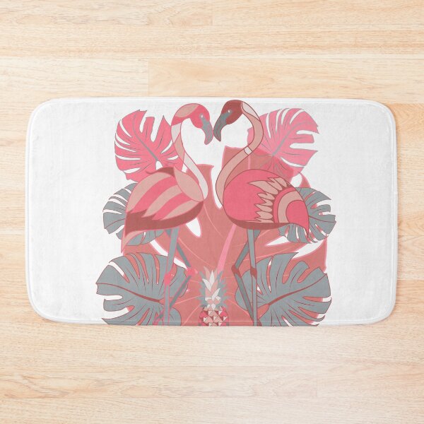 Item preview, two flamingos and pineapple designed and sold by AvotArt.