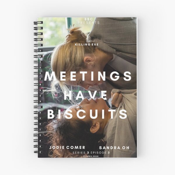Item preview, Killing Eve - las reuniones tienen galletas designed and sold by brendoodle.