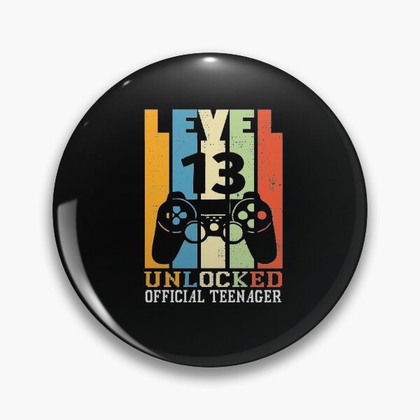 Item preview, Level 13 unlocked official teenager Funny 13 Years Old Video Gamer  designed and sold by Md. Manjur Ahamed.