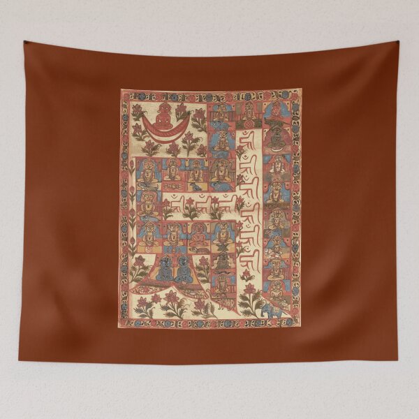 Item preview, Jainism Hrim Tirthankaras Meditation Tantra Mandala designed and sold by h44k0n.