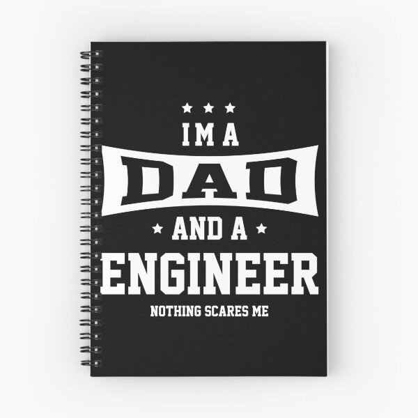 Item preview, Mens I'm A Proud Dad Of A Engineer Nothing Scares me - Dad Gift Funny Cool Fathers day designed and sold by DiogoCalheiros.