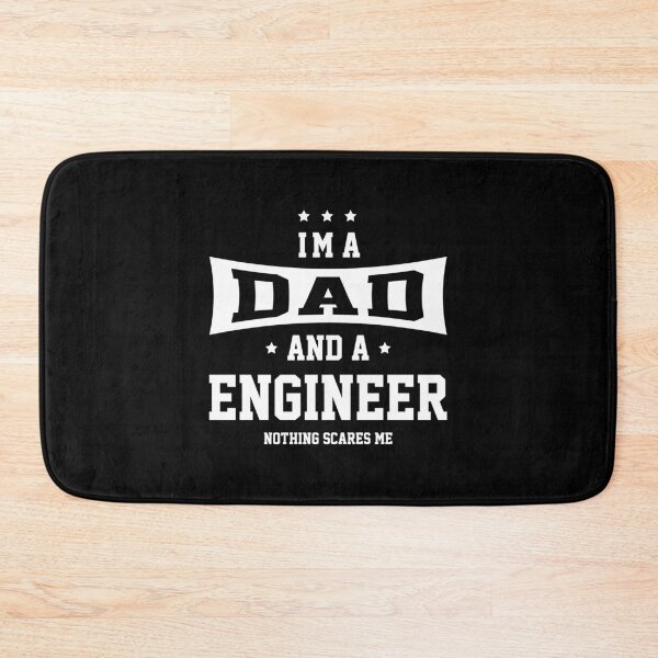Item preview, Mens I'm A Proud Dad Of A Engineer Nothing Scares me - Dad Gift Funny Cool Fathers day designed and sold by DiogoCalheiros.