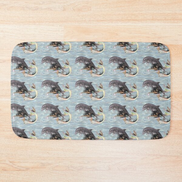 Item preview, Sea Witch .. mermaid and dolphin designed and sold by LoneAngel.