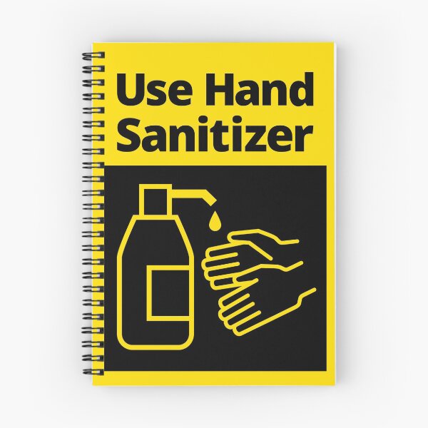 Item preview, Use Hand Sanitizer sign - Yellow and Black designed and sold by SocialShop.