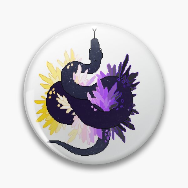 Item preview, Nonbinary Pride Galaxy Python designed and sold by OceanicScribble.