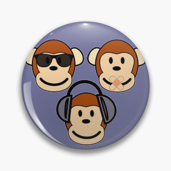 Item preview, Illustration of Cartoon Three Monkeys - See, Hear, Speak No Evil designed and sold by taiche.