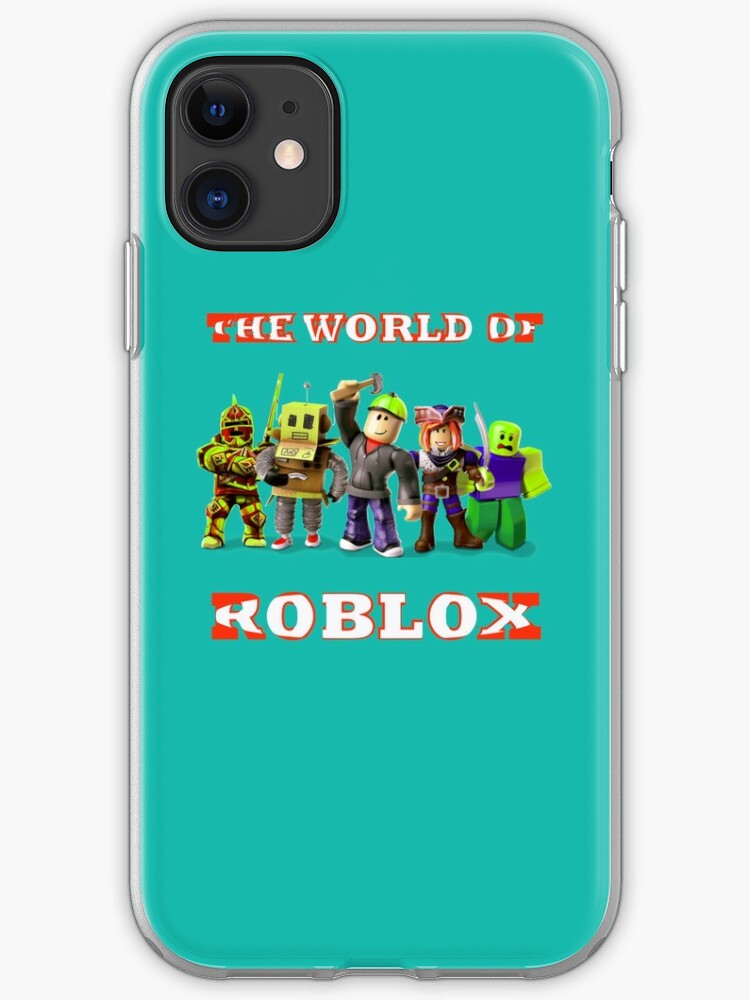 The World Of Roblox Iphone Case Cover By Adam T Shirt Redbubble
