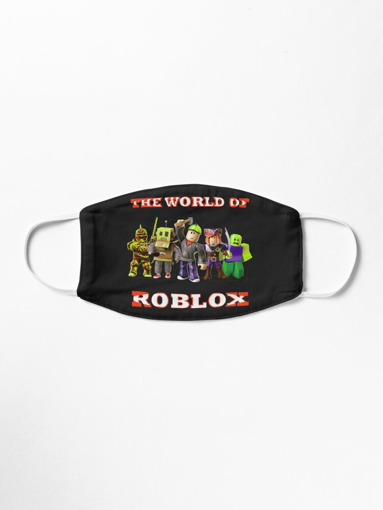 The World Of Roblox Mask By Adam T Shirt Redbubble - pulldog roblox
