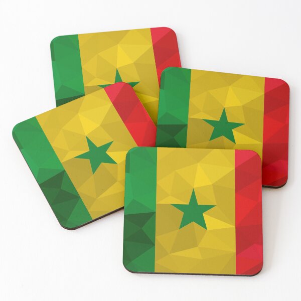 Item preview, Senegal Flag Geometric Art – Bold African Design designed and sold by OrangePoly.