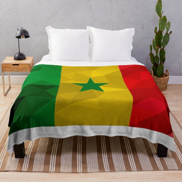 Item preview, Senegal Flag Geometric Art – Bold African Design designed and sold by OrangePoly.