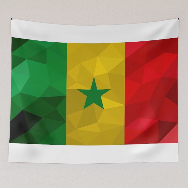 Item preview, Senegal Flag Geometric Art – Bold African Design designed and sold by OrangePoly.