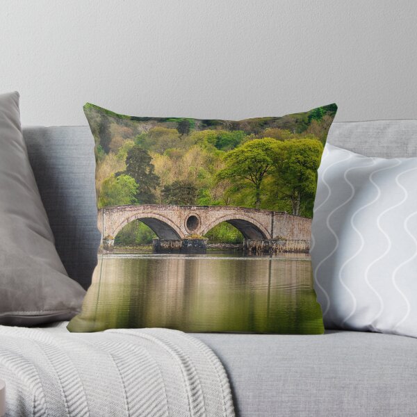 Inveraray Bridge Throw Pillow