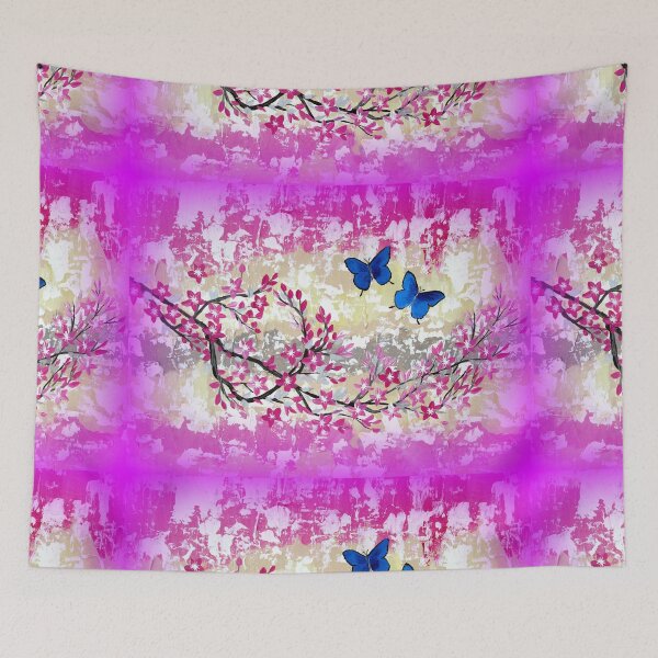 Item preview, Forever in Love, Cherry Blossom and Butterflies designed and sold by cathyartist.