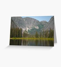Misty Fjords, AK Mountain Lake Greeting Card