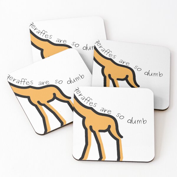 Item preview, giraffe (geraffes are so dumb) - reddit designed and sold by minimalanimal.