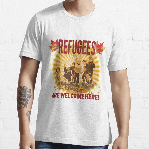 Refugees Welcome T Shirt For Sale By Seana13579 Redbubble Refugees T Shirts Syrian T 