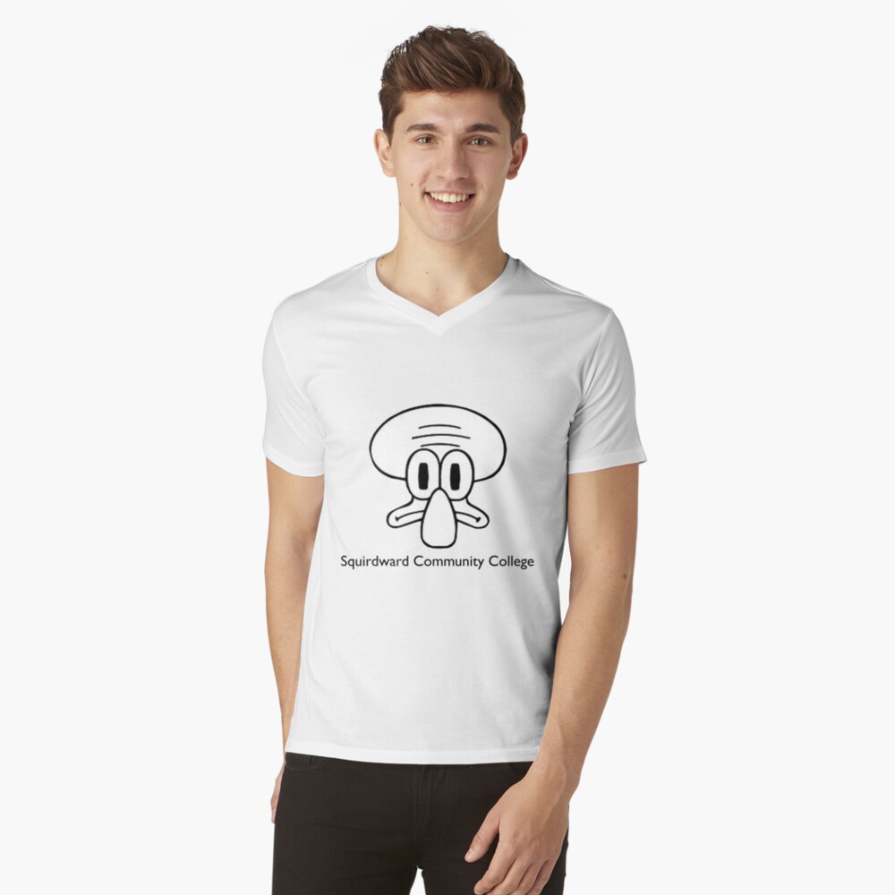 squidward community college shirt