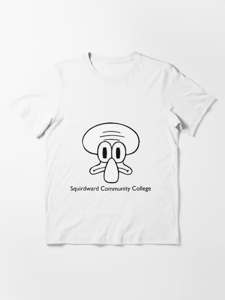 squidward community college shirt