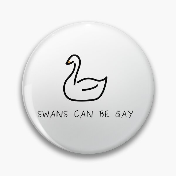 Item preview, Swans can be gay - reddit designed and sold by minimalanimal.
