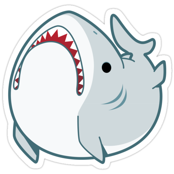 Derpy Great White Shark by neekko