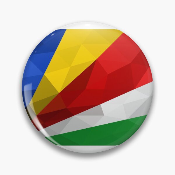 Item preview, Seychelles Flag Geometric Art – Bold and Colorful Design designed and sold by OrangePoly.