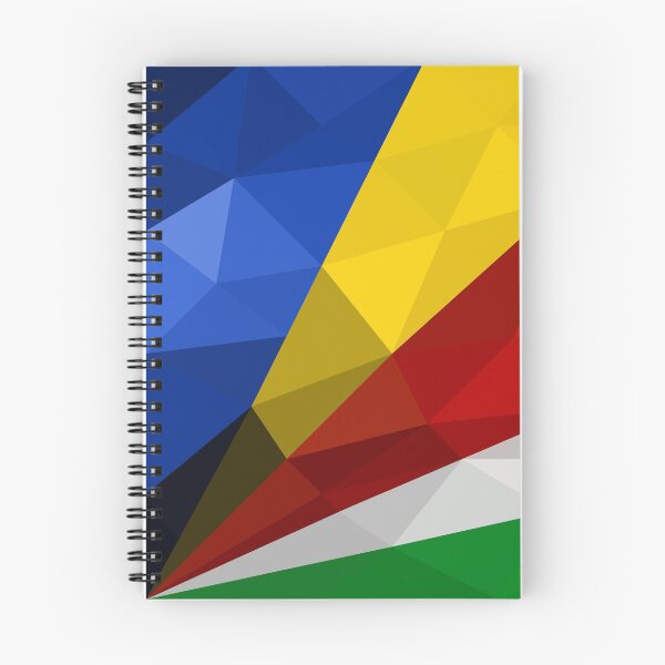 Item preview, Seychelles Flag Geometric Art – Bold and Colorful Design designed and sold by OrangePoly.