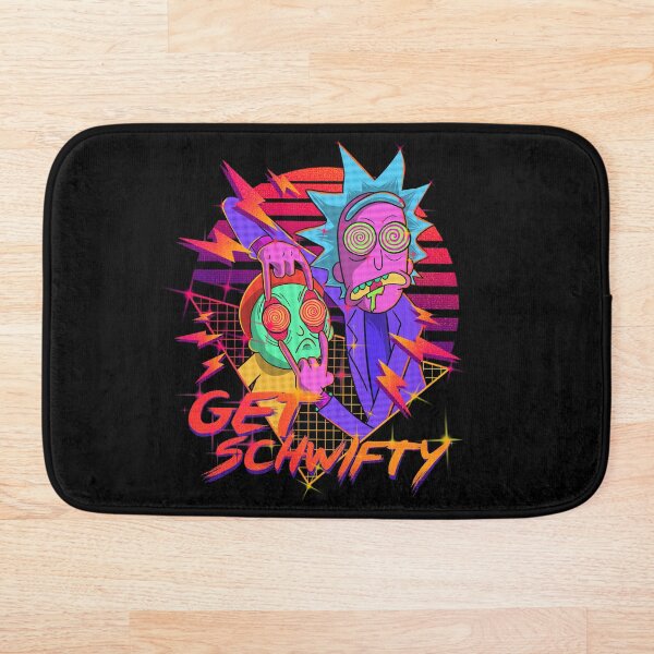 rick and morty get schwifty Bath Mat