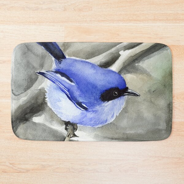 Item preview, Blue bird watercolor designed and sold by irisen.