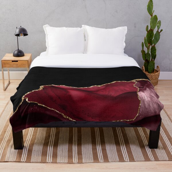 Item preview, Burgundy & Gold Agate Texture 06 designed and sold by Bridax.