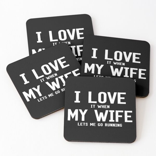 Item preview, I love It When My Wife Lets Me Go Running designed and sold by SmartStyle.