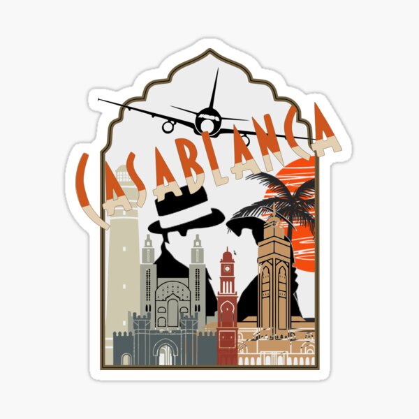 Casablanca Sticker