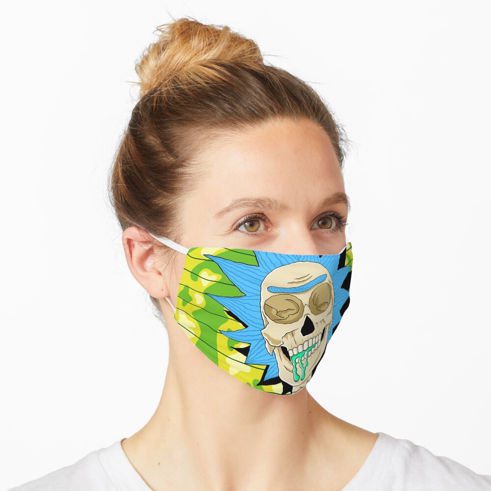 rick and morty skull Mask