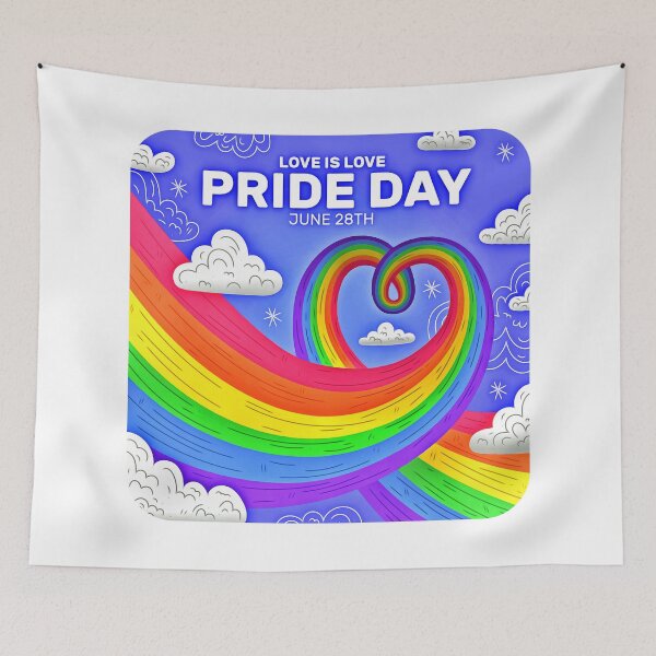 Item preview, LGBT, Gay and Lesbian Quotes, Designs of Rainbows Flags and Hearts (39) designed and sold by QuoteMan.