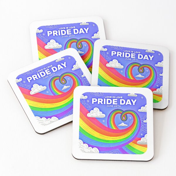 Item preview, LGBT, Gay and Lesbian Quotes, Designs of Rainbows Flags and Hearts (39) designed and sold by QuoteMan.