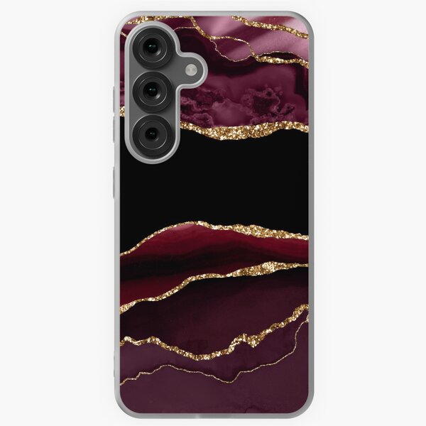 Item preview, Burgundy & Gold Agate Texture 11 designed and sold by Bridax.