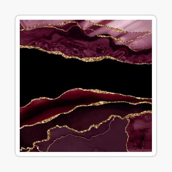 Item preview, Burgundy & Gold Agate Texture 11 designed and sold by Bridax.